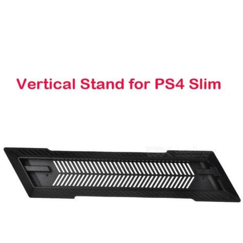 Vertical Stand Dock Cooling Mount Bracket Non-Slip Secure Base for Sony Playstation 4 PS4 Slim Game Console Host Cradle Holder