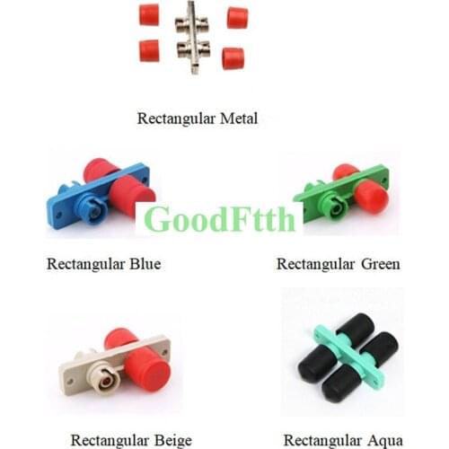 Fiber Adapter Adaptor Coupler FC-FC Duplex Rectangular Type GoodFtth 1000pcs/lot