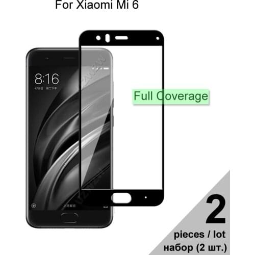 Protective Glass For Xiaomi Mi 6 Full Coverage Tempered Glass For Xiaomi Mi 6