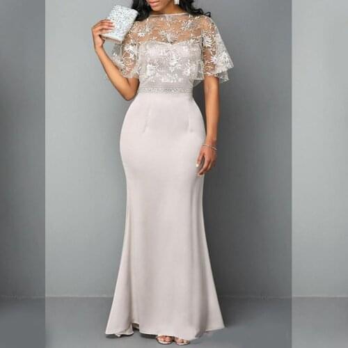 2020 Mother Of Bride Dresses Mermaid Strapless Lace Satin Wedidng Guest Dresses With Wrap Floor Length Evening Gowns