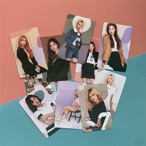 10PCS/SET KPOP TWICE Photocard LOMO Cards Momo Mina Tzuyu Sana Postcard Small Cards For Fans Collection G18