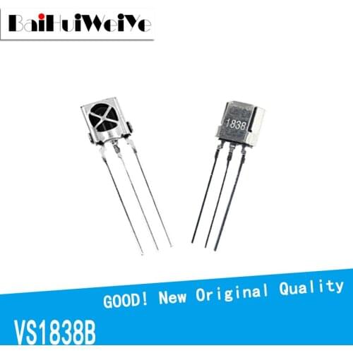 10pcs/lot Universal IR Infrared Receiver TL1838 VS1838B VS1838 1838 38Khz HX1838 wholesale Infrared sensor