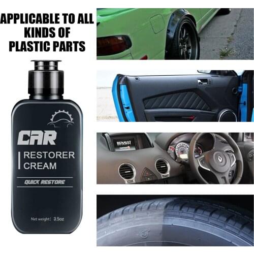 100ml Car Polish Wax Parts Retreading Agent Leather Retreading Agent Auto Cleaner Car Cleaning Leather Polishing Wax