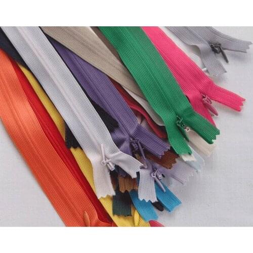 20pcs Invisible Zippers Net Length 30cm 12" Nylon Close End for Sewing Accessories Enviromental
