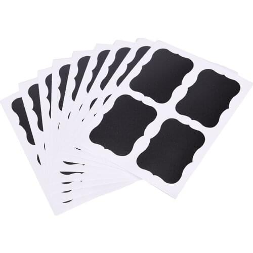 36Pcs Kitchen Jam Jar Stickers Label Blackboard Sticker Use On Candy Snack Nut Storage Box Container Craft Creative Sticker