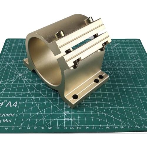 80MM CNC spindle fixture mounting bracket CNC spindle motor fixture 0.8KW 1.5KW milling cutter engraving machine spindle