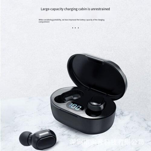 New E6s /A6S/E7S/A7S/Smart Digital Display Bluetooth Headset Wireless Mini HIFI Headset Stereo In-Ear Waterproof Sports Earphone