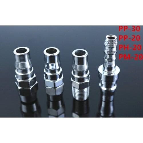 1PCS PP-20 PP-30 PH-20 PM-20 BSP Air Line Hose Compressor Fitting Connector Quick Release Coupler Air Tools
