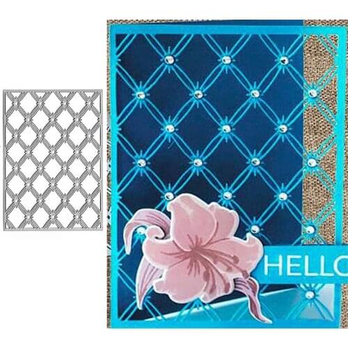 Flower Frame Diamond Dies Metal Cutting Dies Stencil for DIY Scrapbooking album Decorative Embossing Craft Dies Paper Cards Tool