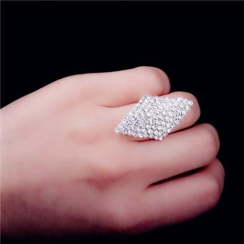 Кольца с фианитами для женщин Dollybling China At AliExpress