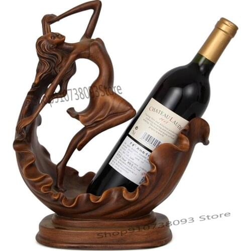 European Style Creative Beauty Wine Rack Decoration Living Room Wine Cabinet Bogu Rack Decoration Wine Bottle Storage Wine Shelf