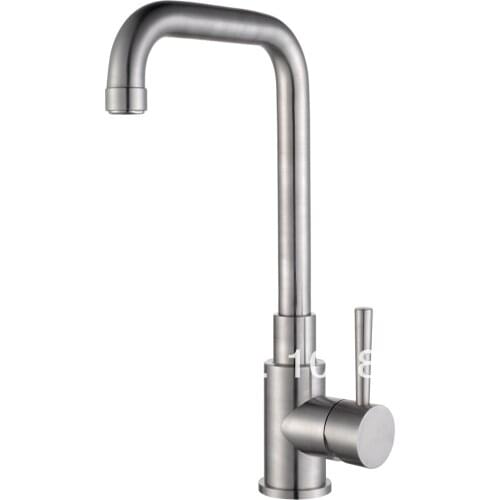 L16650 - Luxury Deck Mounted Stainless Steel Kitchen Faucet