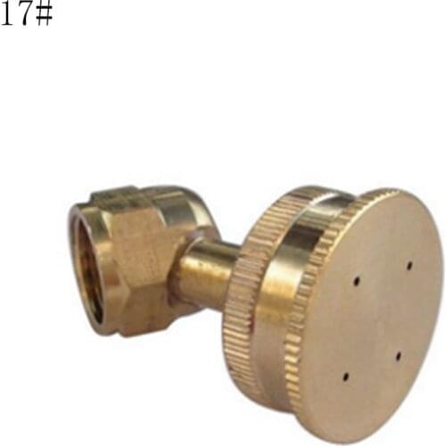 M14x1.5 Brass Agricultural Mist 45 Degree Spray Nozzle 4 5 7 Holes Garden Water Sprinkler Irrigation Spray Nozzle