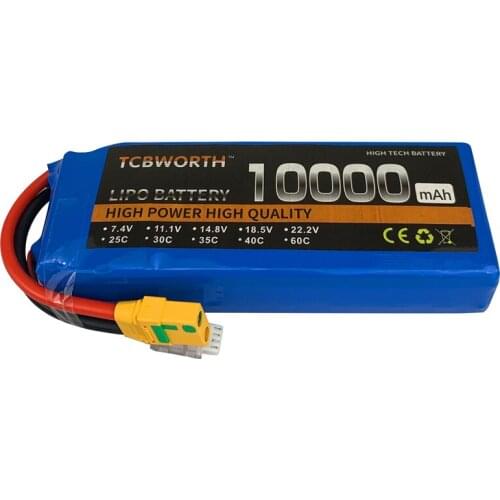 RC Toys LiPo Battery 3S 11.1V 10000mAh 25C for RC Airplane Car Dron Quadrotor Boat Tank Aircraft Lithium Batteries 3S