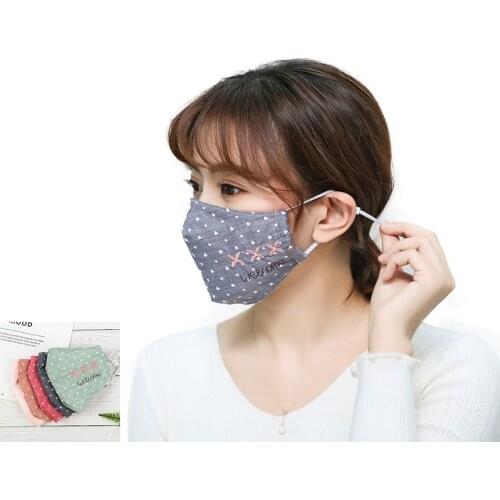 Spot Warm Cute Womens Mask for Face Fashion Men Unisex Cospaly Street Sports Dust-proof Breathable Filter Washable Adult Mask