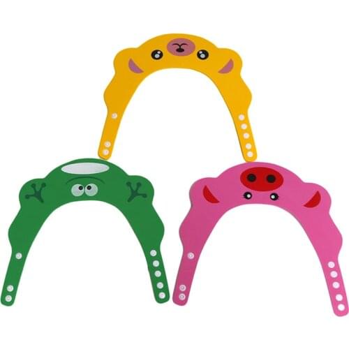 New Adjustable Kids Wash Hair Shield Direct Visor Caps Shampoo Bathing Shower Cap For Kids Baby Care Sweet Lovely Baby Hats