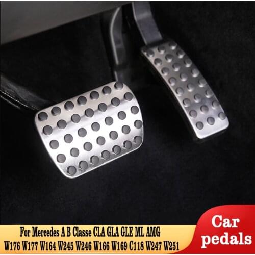 Car Accelerator Pedals For Mercedes A B Classe CLA GLA GLE ML AMG W176 W177 W164 W245 W246 W166 W169 C118 W247 W251Accessories