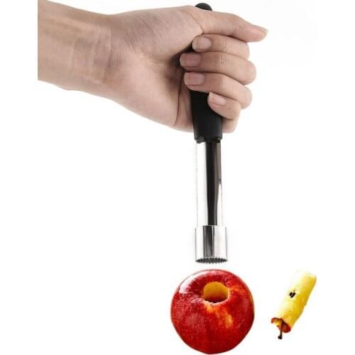 180mm Apple Corer Fruit Stoner Pit Kitchen Easy Core Seed Remove Tool Gadget Remover Pepper Remove Pit Kitchen Items Gadgets