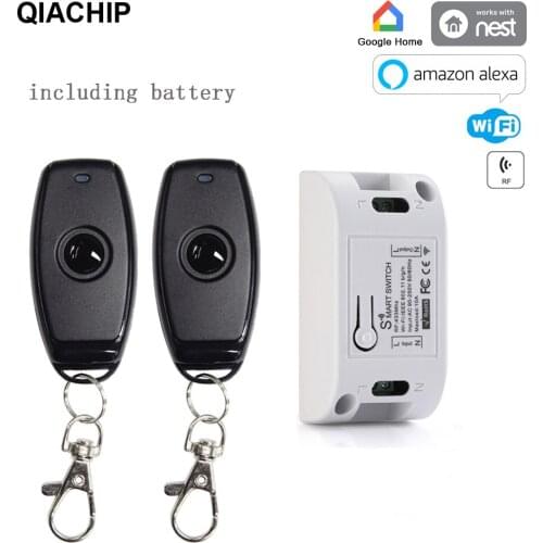 New WIFI 433Mhz remote control smart switch AC90-250V Intelligent receiver For Smart Home DIY Led Lamp Light Switches 10A 2200W
