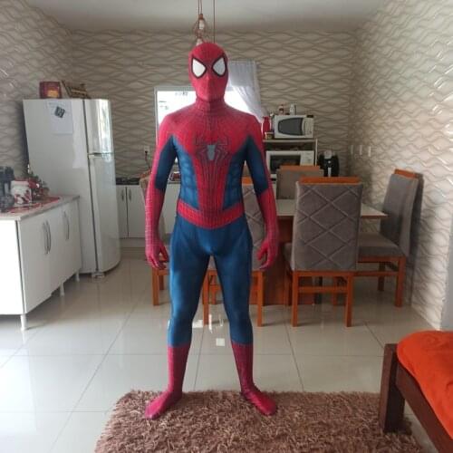 Adult and Child Heroes Extraordinary Spider-Man 2 Cosplay Costume, Halloween Party Costume Gift for Boys and Girls