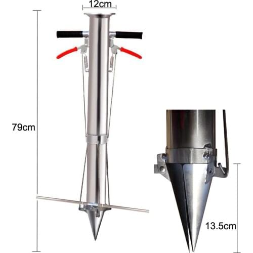 HEMAN Seeding Transplanter Vegetable Young Plant Manual Stainless Steel Planting Garden Tools