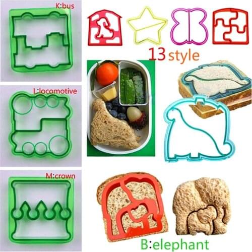 DIY Sandwich Toast Cookies Mold Cake Bread Biscuit Cutter Mould Decorating Tool Kitchen Accessories Confeitaria Random Color