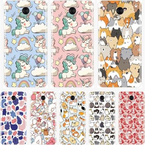 Silicone TPU Phone Case For Huawei Y5 Y6 Y7 Prime 2018 Y9 2019 Soft Cute Unicorn Back Cover For Huawei Y3 Y5 Y6 Y7 2017 II Pro