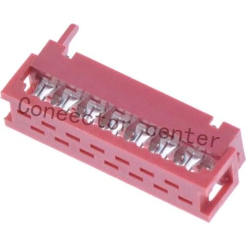 1.27mm Pitch Micro-Match Connector,14 Pin IDC Connector For 8-215083-4