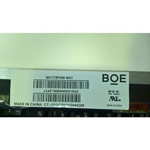 For BOE NV173FHM-N41 LED Display LCD Screen Matrix for Laptop 17.3" HD 1920X1080 30Pin Matte Replacement