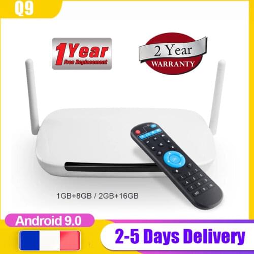 Leadcool Q9 Tv Box Android 9.0 1G8G Amlogic S905W Quad-Core 1080P Support 2.4GHz Wifi 2G16G 4k TV Smart TV Box Leadcool Q9
