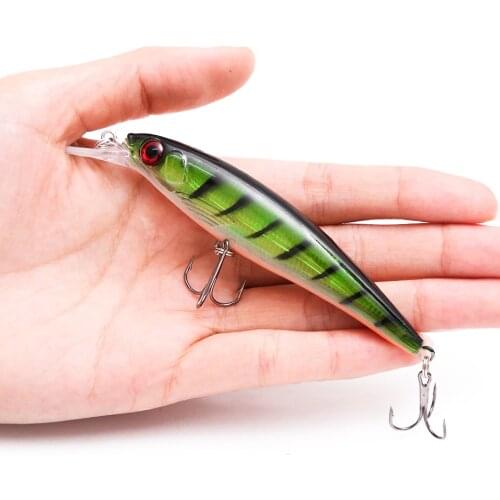 1PCS 11cm 13.5g Sinking Minnow Fishing Lure Laser Hard Artificial Bait 3D Eyes Fishing Wobblers Crankbait Minnows