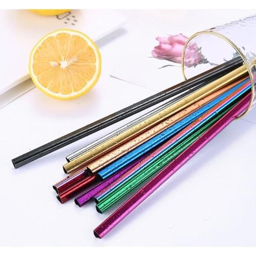 1Pcs Love Heart Shape Straw Stainless Steel Straws Eco Metal Reusable Drinking Straw Milk Tea Straw Creative Bar Accessory
