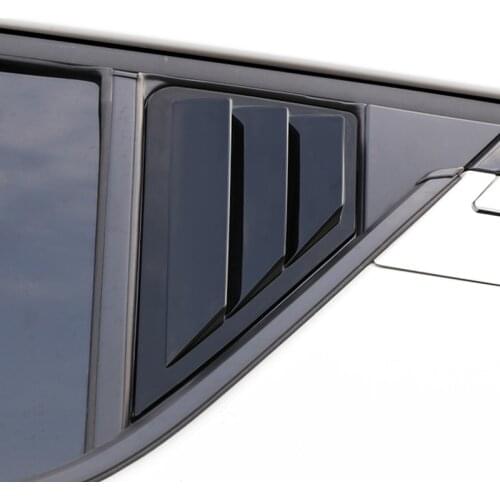 2pcs/set Car Rear Window Cover Window Sticker Triangle Blinds Trim For Toyota C-HR CHR C HR 2013-2018 Accessories