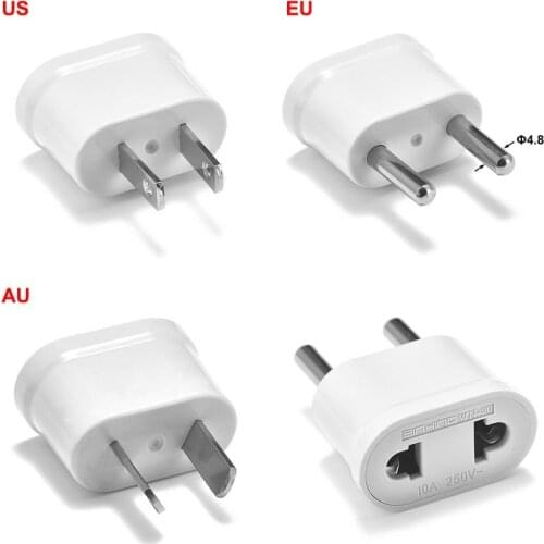 EU Plug Adapter AU Australian New Zealand Power Adapter Plug Converter US to EU Plug Travel Adapter Sockets Charger Outlet