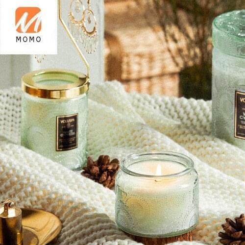Aromatherapy Candle Gift Box Home Bedroom Soothing Fragrance Wedding Gift Revolving Scenic Lantern