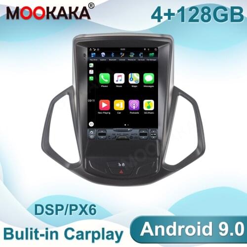 4+128GB Android Tesla Screen Car Multimedia Player For Ford Ecosport 2013-2018 GPS Navigation Auto Video Audio Stereo Head Unit