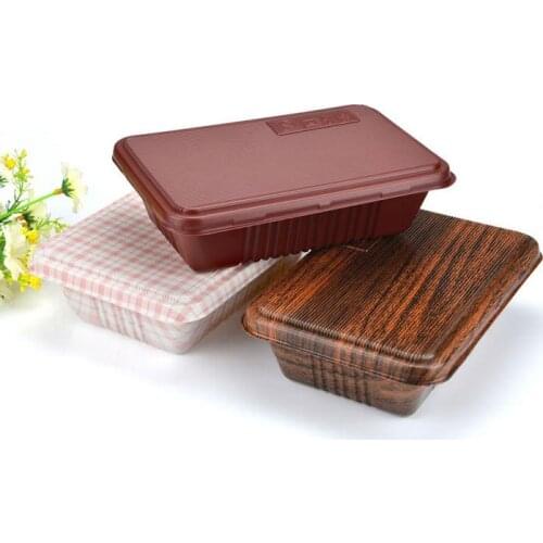 Free Shipping+Wholesale Creative Wood Grain Design Disposable Food Container Snack Packing Boxes,200pcs/lot SN2026