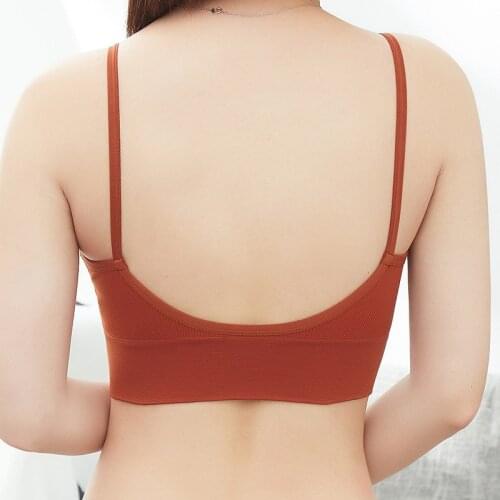 2 Pcs Bras For Women Sexy Seamless U Type Backless Bra Push Up Bralette Brassiere Women Fitness Running Bra Soutien Gorge