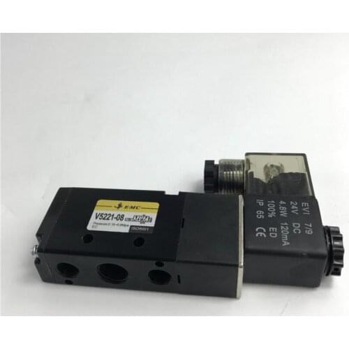 EMC pneumatic solenoid valve V5221-08 V5231-10 V5241-15 V3221-08 V5211-06 directional valve