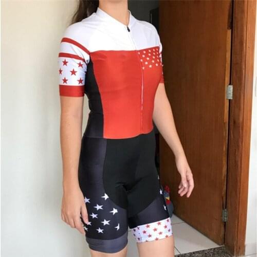 Suboman 2021Triathlon Suit Ladies Cycling Jersey One-piece Jumpsuit Maillot Bicycle Macaquinho Ciclismo Feminino suit sweatshirt