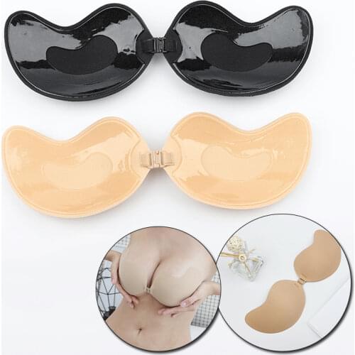 Reusable Silicone Bust Nipple Cover Pasties Stickers Women Breast Self Adhesive Invisible Bra Lift Tape Push Up Strapless Bra