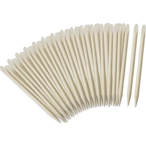 Orange Wood Sticks for Cuticle Pusher Cuticle Remove Pedicure Care Nails Art Manicures Tools 50/100Pcs/set