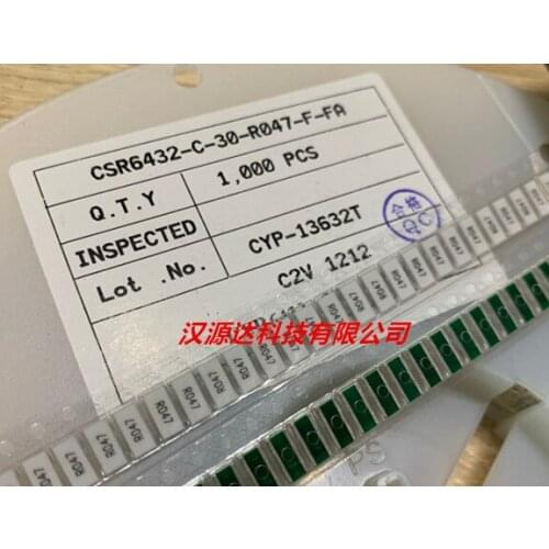 Original New 100% CSR6432-C-30-R047-F-FA SMD reverse pole side foot resistance 1225-R047 47MR 1% 3W (Inductor)