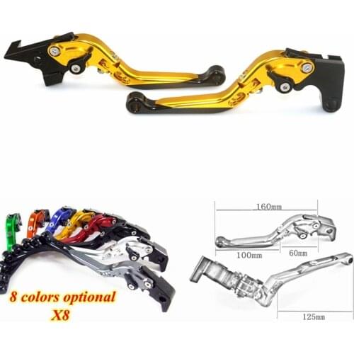 For YAMAHA FZ8/FZ6R/ FZ6 FAZER/FZ1 FAZER 2006-2015 Motorcycle CNC Adjustable Brake Clutch Lever Adjustable folding 90 degrees