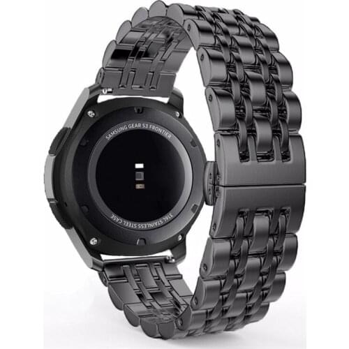 For Samsung Galaxy 46mm Bracelet 22MM Stainless Steel Watch Bands Strap For Samsung Gear S3 Classic/Frontier Huawei Watch 2 Pro