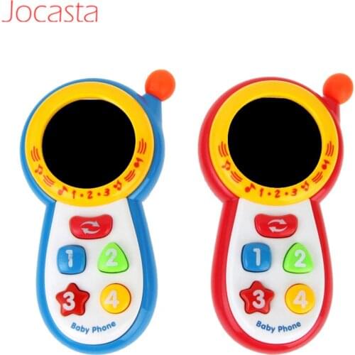 Pretend Cell Phone Toy Baby Kids Learning Study Musical Sound Phone Children Educational Toy Mobile Phone Electric Toy