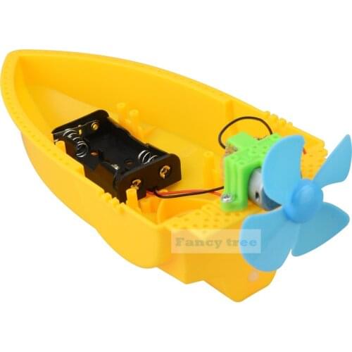 ScienceTecnologia build aerodynamic speedboats Exploring Science diy kit Develop Physics Reflex Educational steam toys