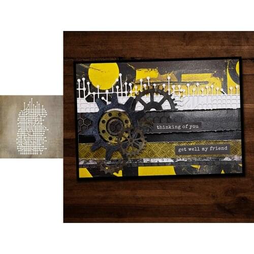 Wiring Diagram Decoration Metal Cutting Dies for Scrapbooking and Card Making Paper Craft 2020 New die cuts