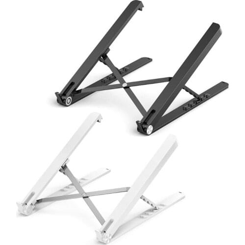 Foldable Laptop Holder Portable Tablet Stand Bracket Cooling Pad 5 Adjustable Height for Notebook PC Computer Devices