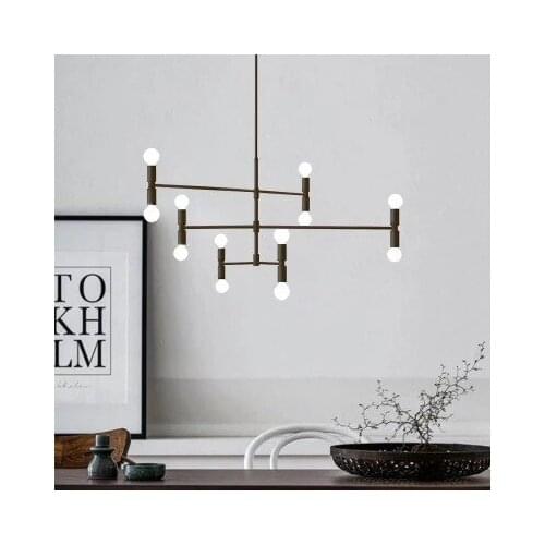 Modern led iron deco chambre luminaire suspendu lustre pendente pendant lights commercial lighting bedroom dining room